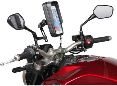 Smartphone-Halter für das Motorrad. Smartphone-Halter für das Motorrad.